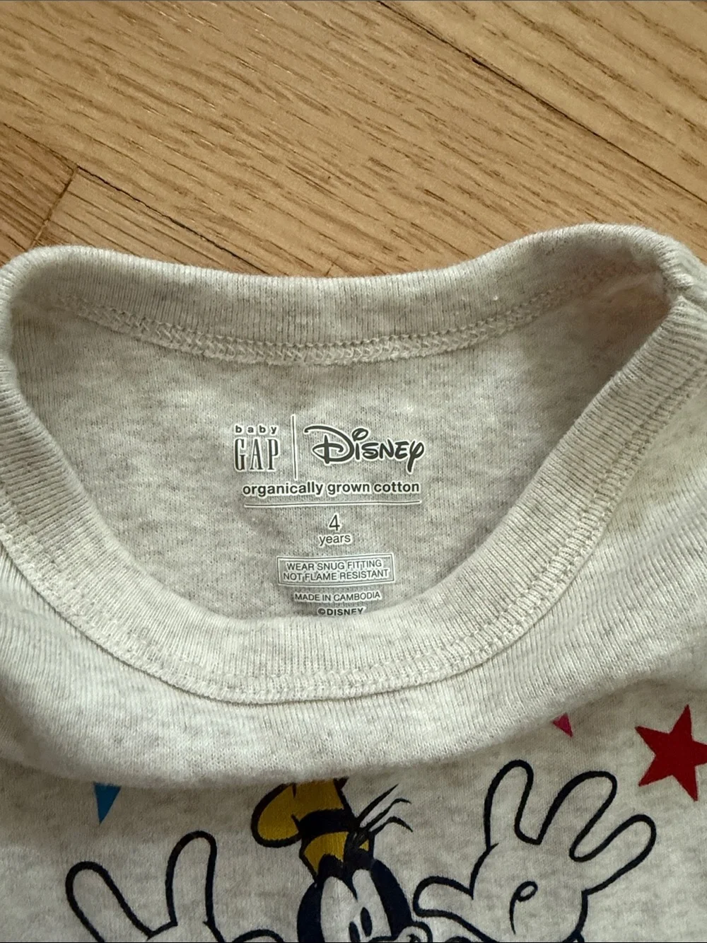 GAP Disney organic cotton Minnie Mickey Pajama Set with Multicolor Stars